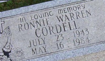 Ronnie Warren Cordell