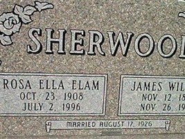 Rosa Ella Elam Sherwood Rosa Ella Elam Sherwood