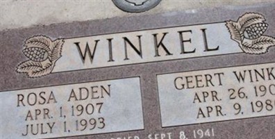 Rosa Fredrika Aden Winkel
