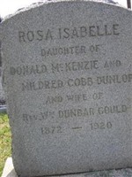 Rosa Isabelle Dunlop Gould Rosa Isabelle Dunlop Gould