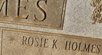 Rosa Lee Krider Holmes Rosa Lee Krider Holmes