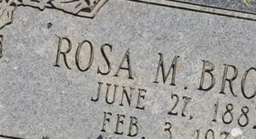 Rosa M. Holcomb Brown Rosa M. Holcomb Brown