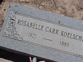 Rosabelle Carr Koelsche