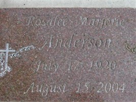 Rosalee Marjorie Anderson