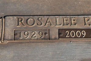Rosalee P. Pierce Rosalee P. Pierce