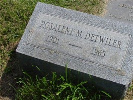 Rosalene M Detwiler Rosalene M Detwiler