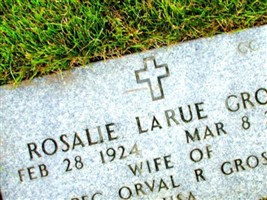 Rosalie LaRue Leaird Gross Rosalie LaRue Leaird Gross