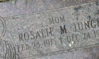 Rosalie M. Junge Rosalie M. Junge