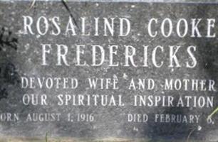 Rosalind Cooke Fredericks
