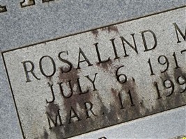 Rosalind M Bowman Rosalind M Bowman