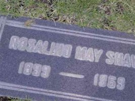 Rosalind May Shaw Rosalind May Shaw