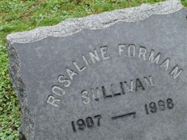 Rosaline Forman Sullivan Rosaline Forman Sullivan