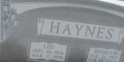 Rosalyn Shore Haynes Rosalyn Shore Haynes