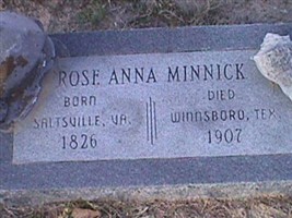 Rose Anna Minnick Rose Anna Minnick