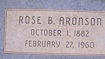 Rose B Aronson Rose B Aronson