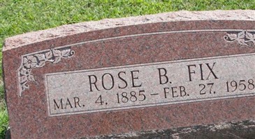 Rose B. Fix Rose B. Fix