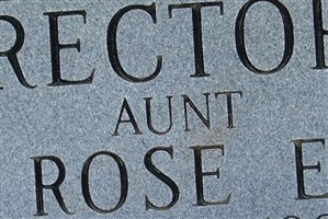 Rose E Rector Rose E Rector