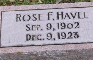 Rose F Havel