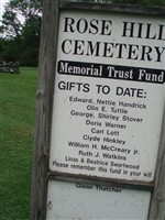 Rose Hill Cemetery Rose Hill Cemetery