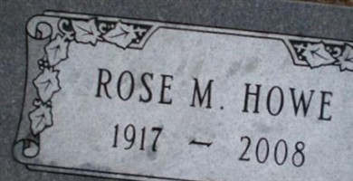 Rose M. Howe Rose M. Howe