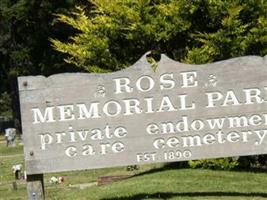 Rose Memorial Park Cemetery