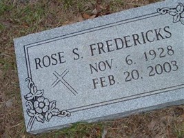 Rose S Fredricks Rose S Fredricks