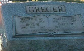 Rose W. Greger Rose W. Greger