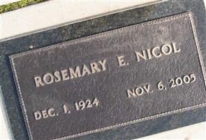 Rosemary E. Nicol Rosemary E. Nicol