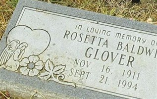 Rosetta Baldwin Glover Rosetta Baldwin Glover