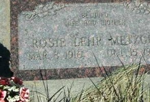 Rosie Lehr Metzger