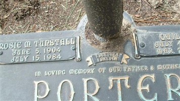 Rosie M Tunstall Porter