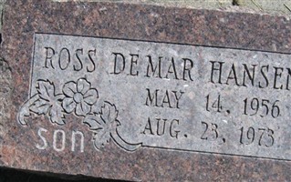 Ross Demar Hansen Ross Demar Hansen