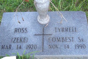 Ross Tyrrell "Zeke" Combest, Sr