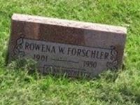 Rowena Florence Ward Forschler Rowena Florence Ward Forschler