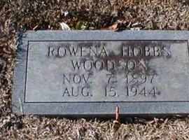 Rowena Hobbs Woodson Rowena Hobbs Woodson
