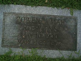 Rowena Mae Sprinkle Stephens Rowena Mae Sprinkle Stephens