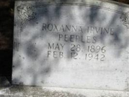 Roxanna Irvine Peeples