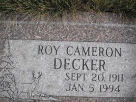 Roy Cameron Decker Roy Cameron Decker
