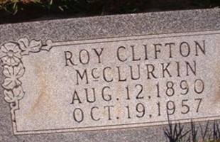 Roy Clifton McClurkin Roy Clifton McClurkin