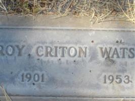 Roy Criton Watson