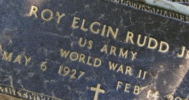 Roy Elgin Rudd, Jr Roy Elgin Rudd, Jr