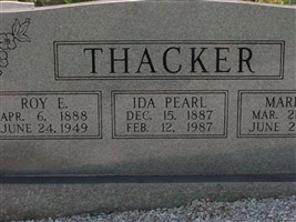 Roy Ernest Thacker, Sr Roy Ernest Thacker, Sr