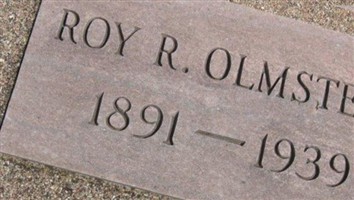 Roy R. Olmstead Roy R. Olmstead