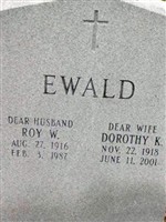 Roy W. Ewald Roy W. Ewald