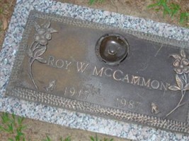 Roy W McCammon Roy W McCammon