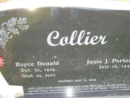 Royce Donald Collier