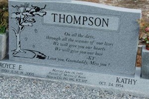 Royce E Thompson Royce E Thompson