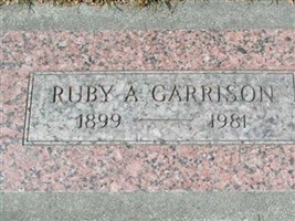 Ruby A Garrison Ruby A Garrison