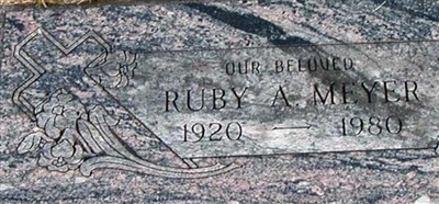 Ruby A Meyer Ruby A Meyer