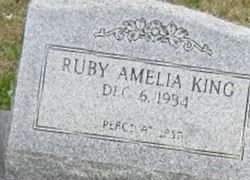 Ruby Amelia King Ruby Amelia King